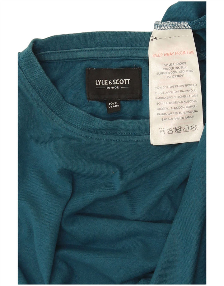 Lyle & Scott Camiseta para niño Top 10-11 años Azul Algodón