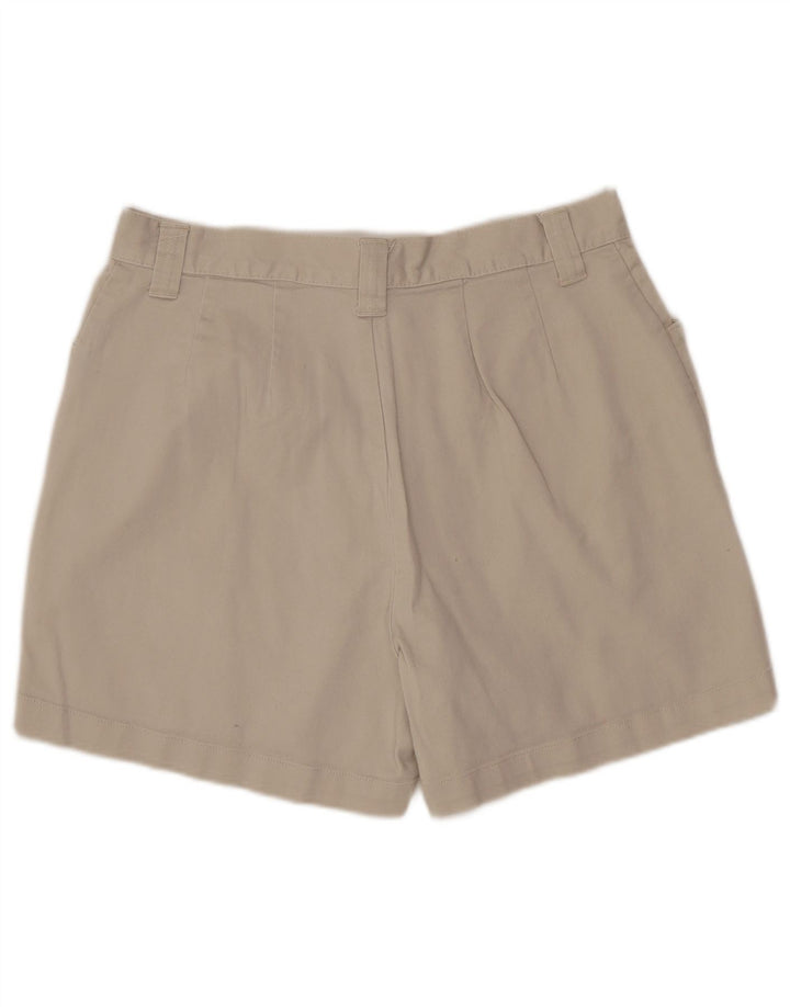 Lee - Pantalones cortos casuales para mujer US 8 mediano W28 algodón beige