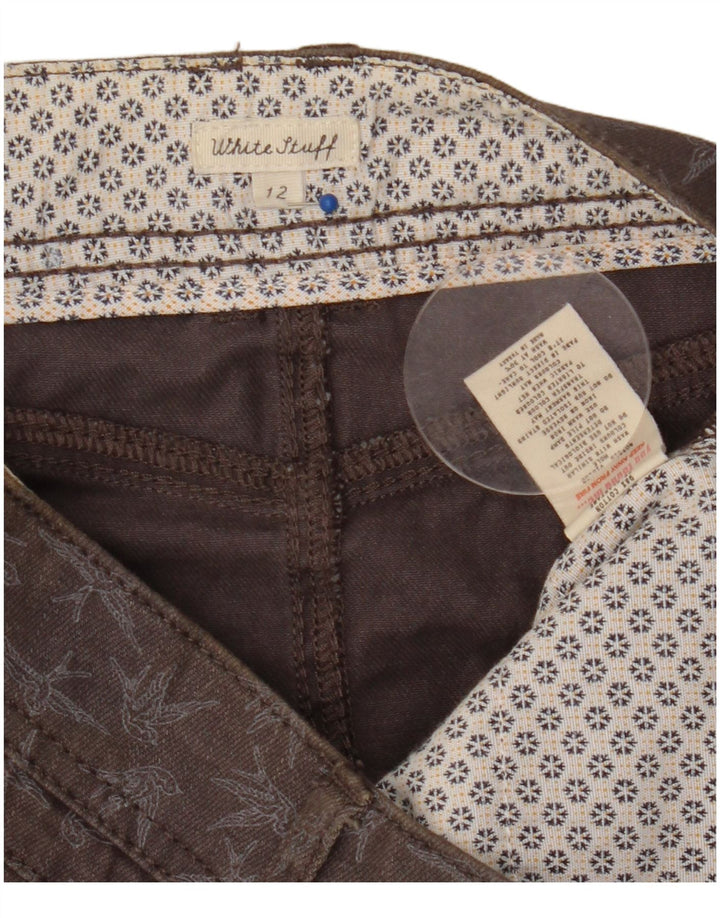 White Stuff Falda Vaquera con Estampado Abstracto para Mujer UK 40 Medium W32 Gris