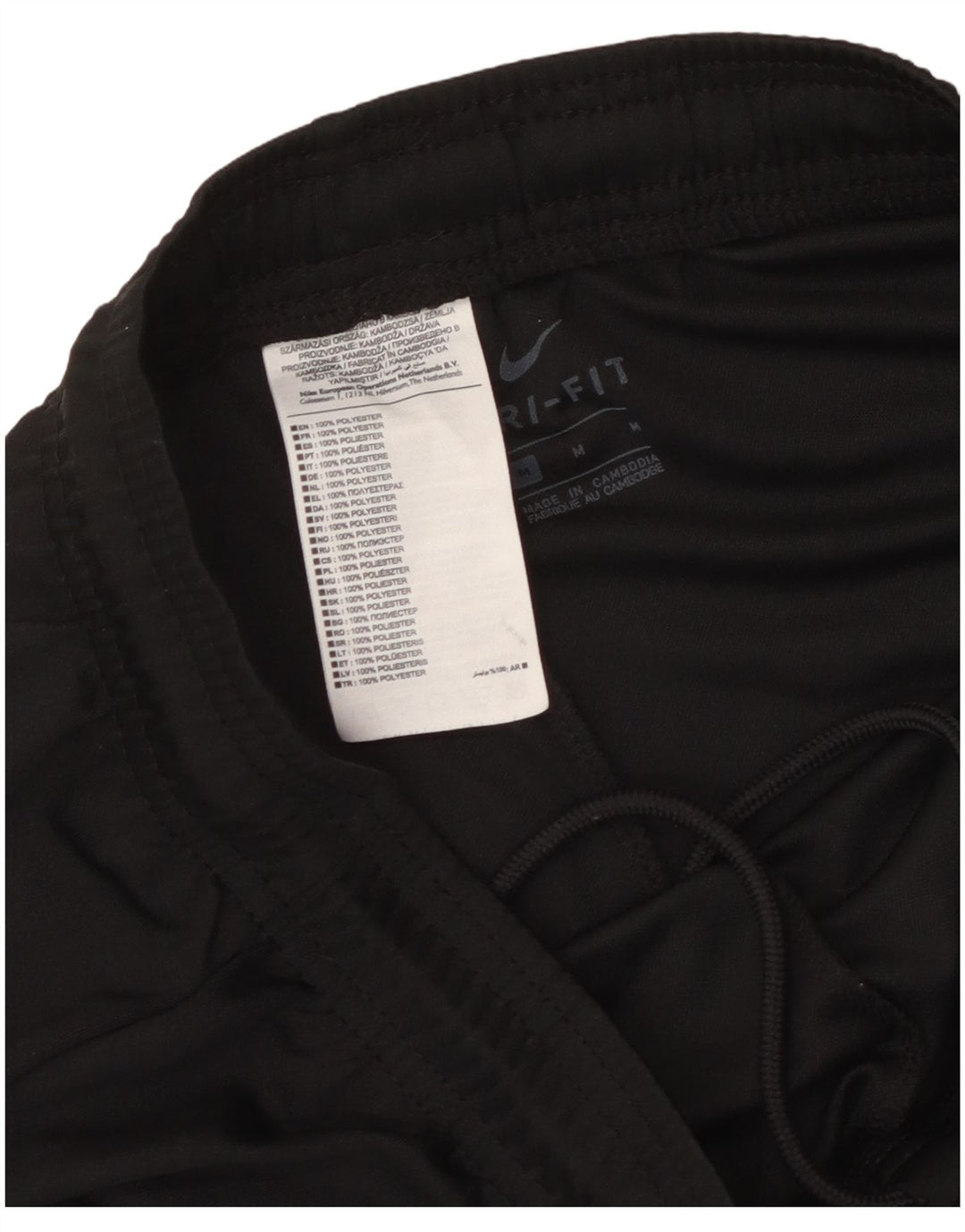 Pantalón corto deportivo Nike para hombre Poliéster negro mediano