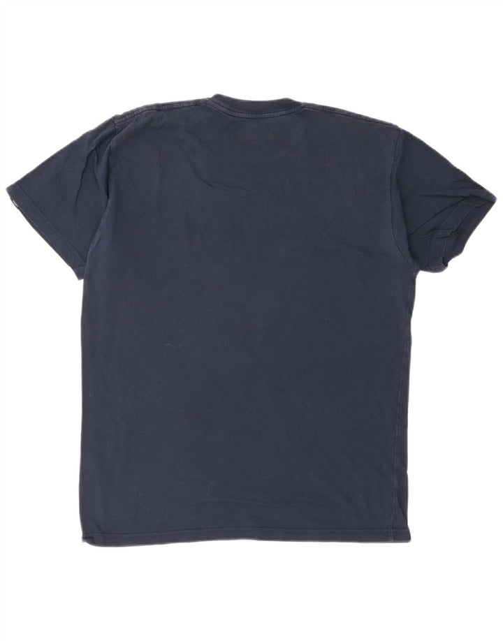 Vans Hombre Classic Fit Camiseta Top Medium Azul Marino Algodón