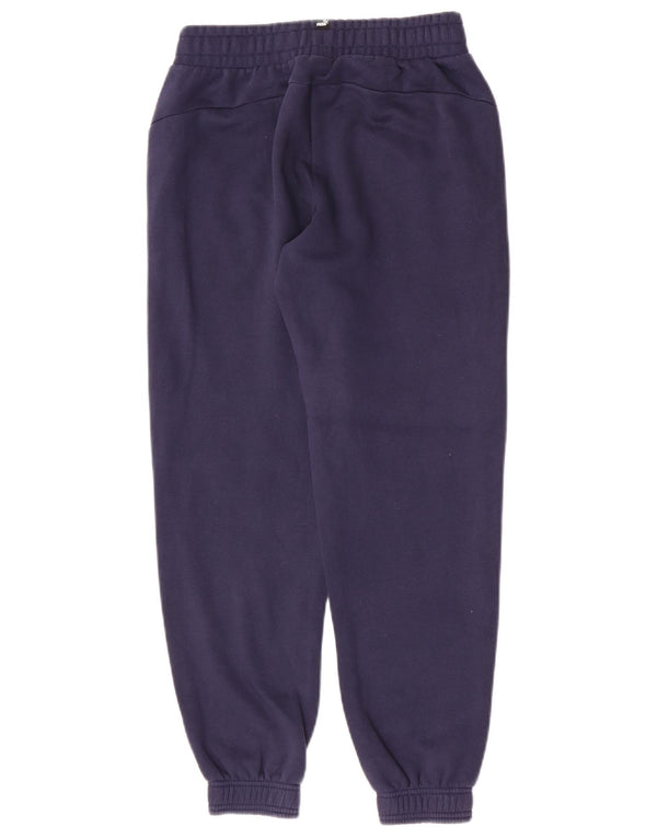 Puma Pantalones de Chándal para niño Joggers 13-14 años Azul Marino Algodón