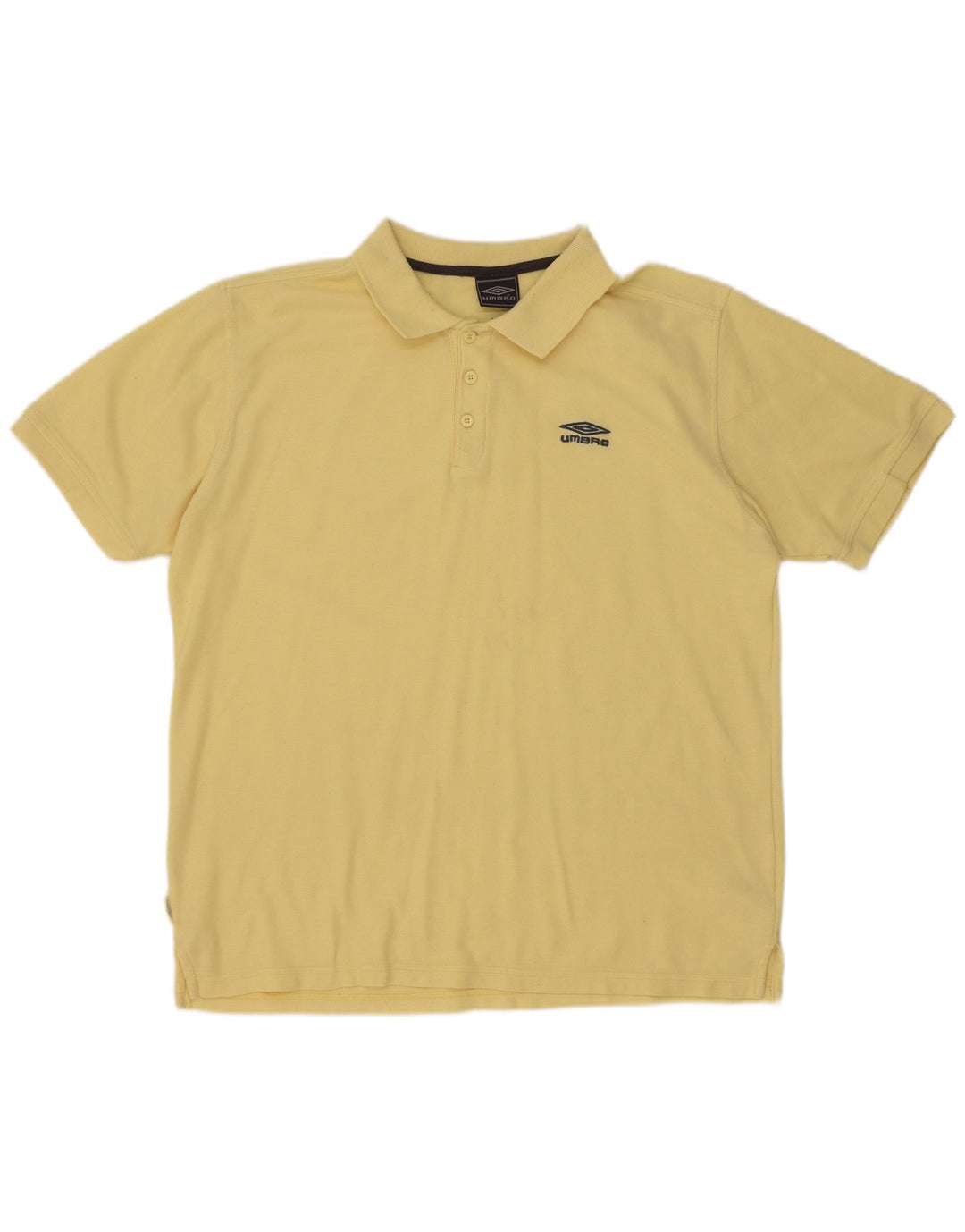 Polo Umbro Hombre XL Poliéster Amarillo