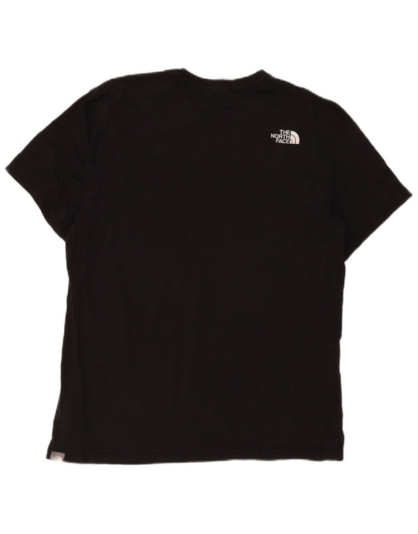 The North Face Camiseta gráfica para hombre Top grande de algodón negro