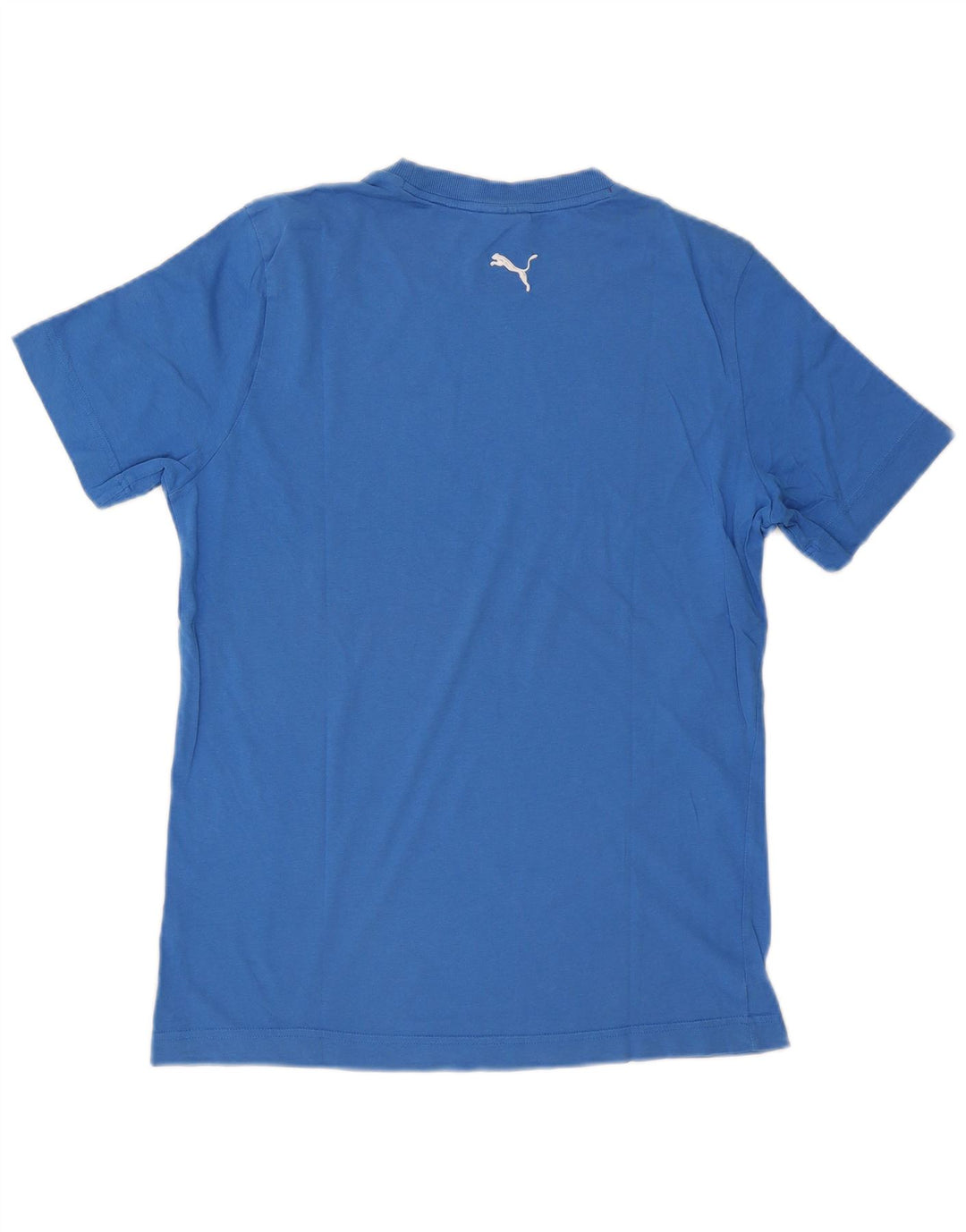 Puma Hombre Camiseta Gráfica Top Azul Medio