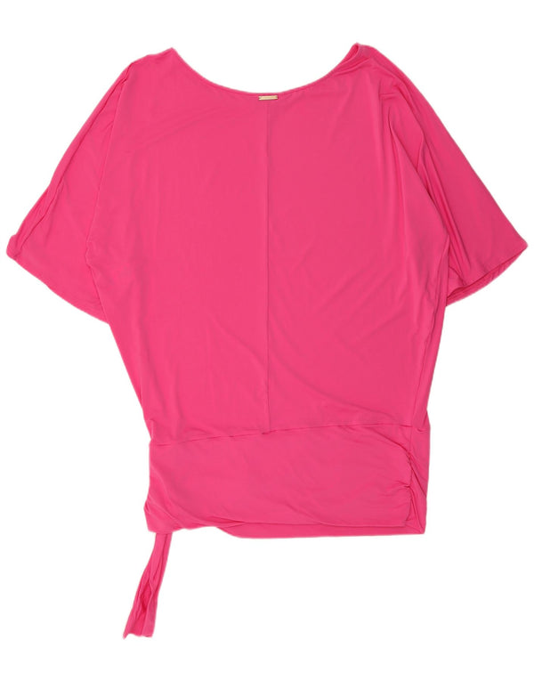 Michael Kors Top tipo túnica extragrande para mujer Reino Unido 46 Nylon rosa grande