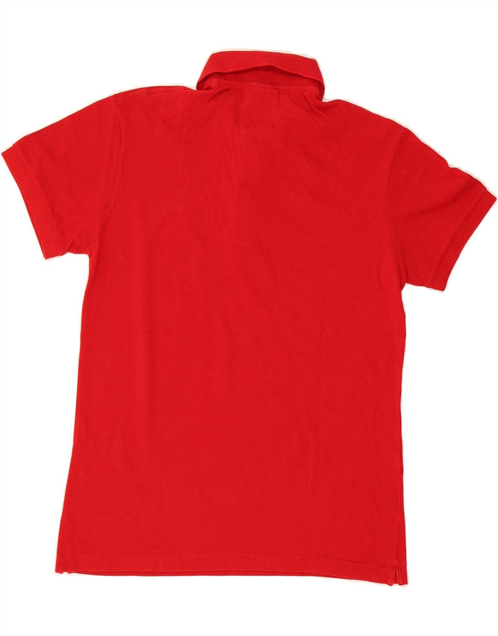 LACOSTE Mens Polo Shirt Size 4 Medium Red Cotton Vintage Lacoste and Second-Hand Lacoste from Messina Hembry 