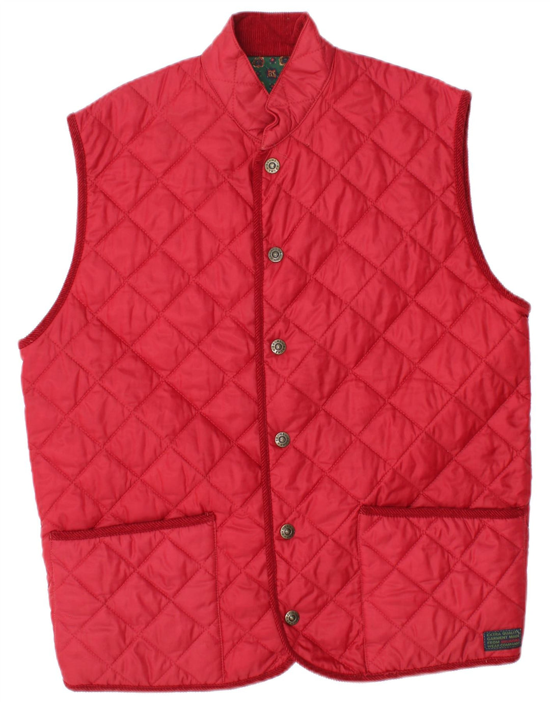 Brummell Chaleco acolchado para hombre UK 42 XL Poliamida roja