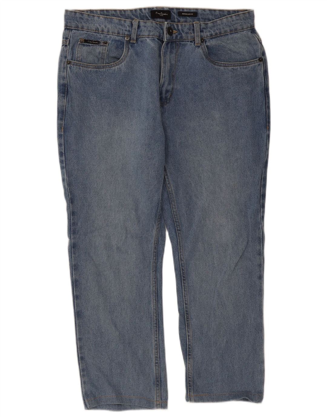 Pierre Cardin Vaqueros rectos de corte regular para hombre W34 L24 Azul