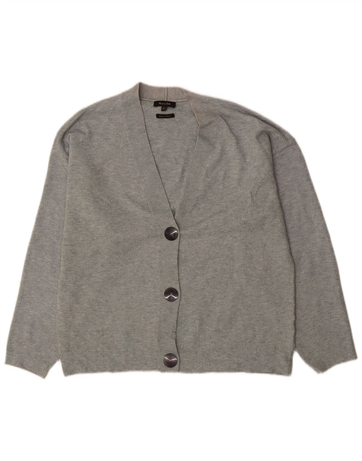 Massimo Dutti Cárdigan Extragrande para Mujer UK 6 XS Gris