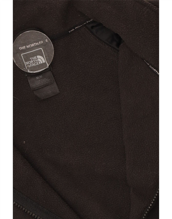 The North Face Chaqueta polar con forro para hombre, talla 38, poliéster negro mediano