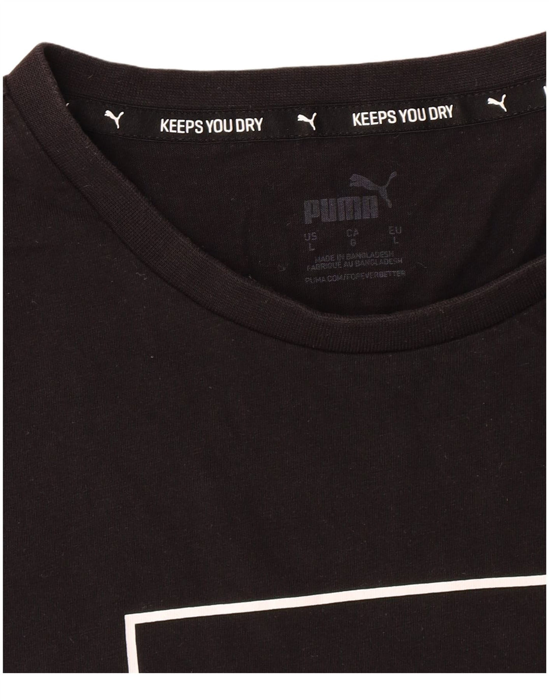 PUMA - Camiseta gráfica para hombre, talla grande, color negro