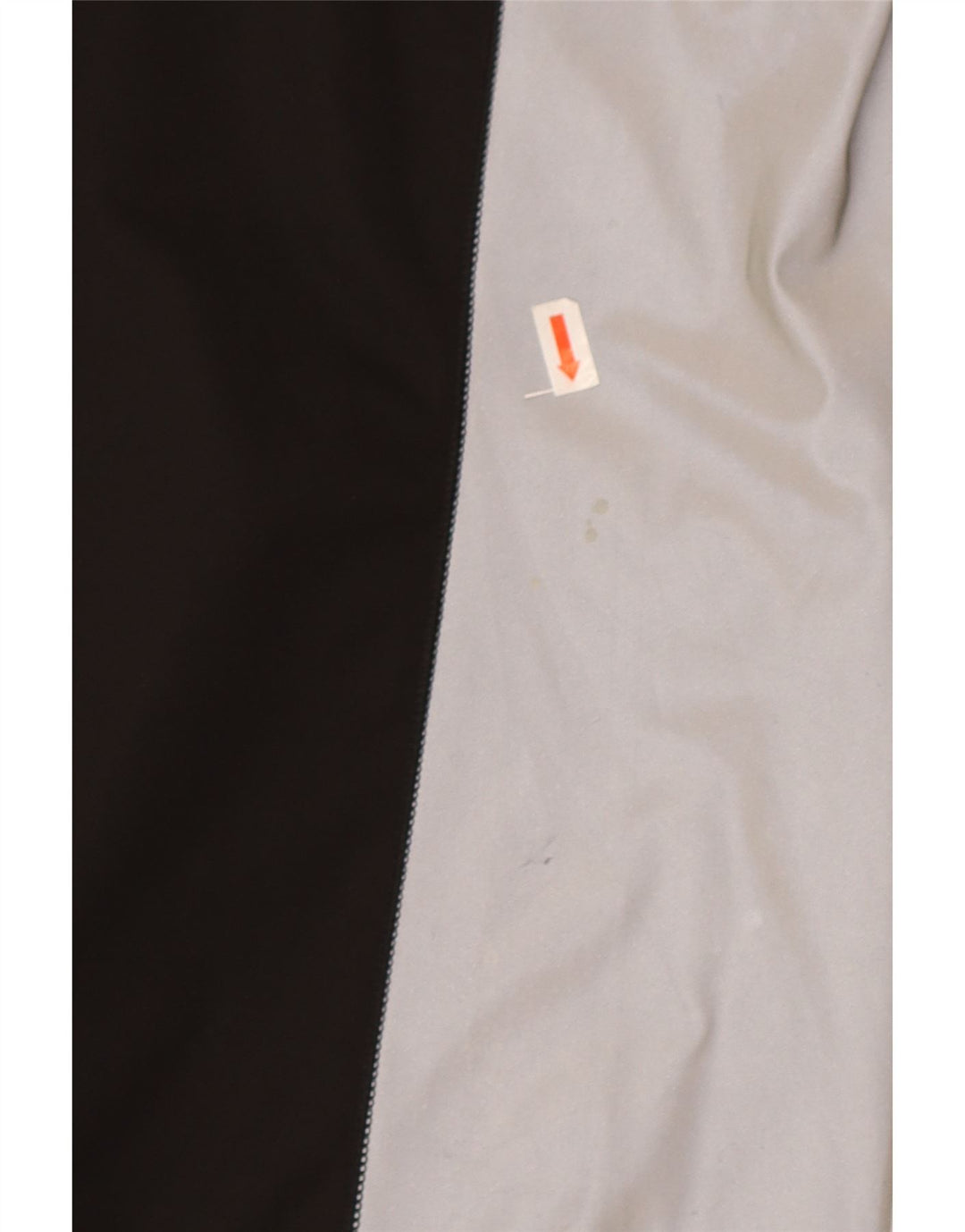 Skechers Chaqueta superior de chándal con capucha para hombre Poliéster color block negro grande