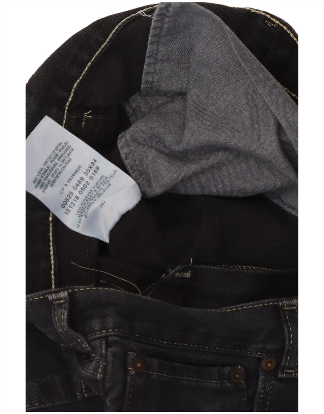 LEVI'S Vaqueros Bootcut 525 para Mujer W30 L34 Algodón Negro