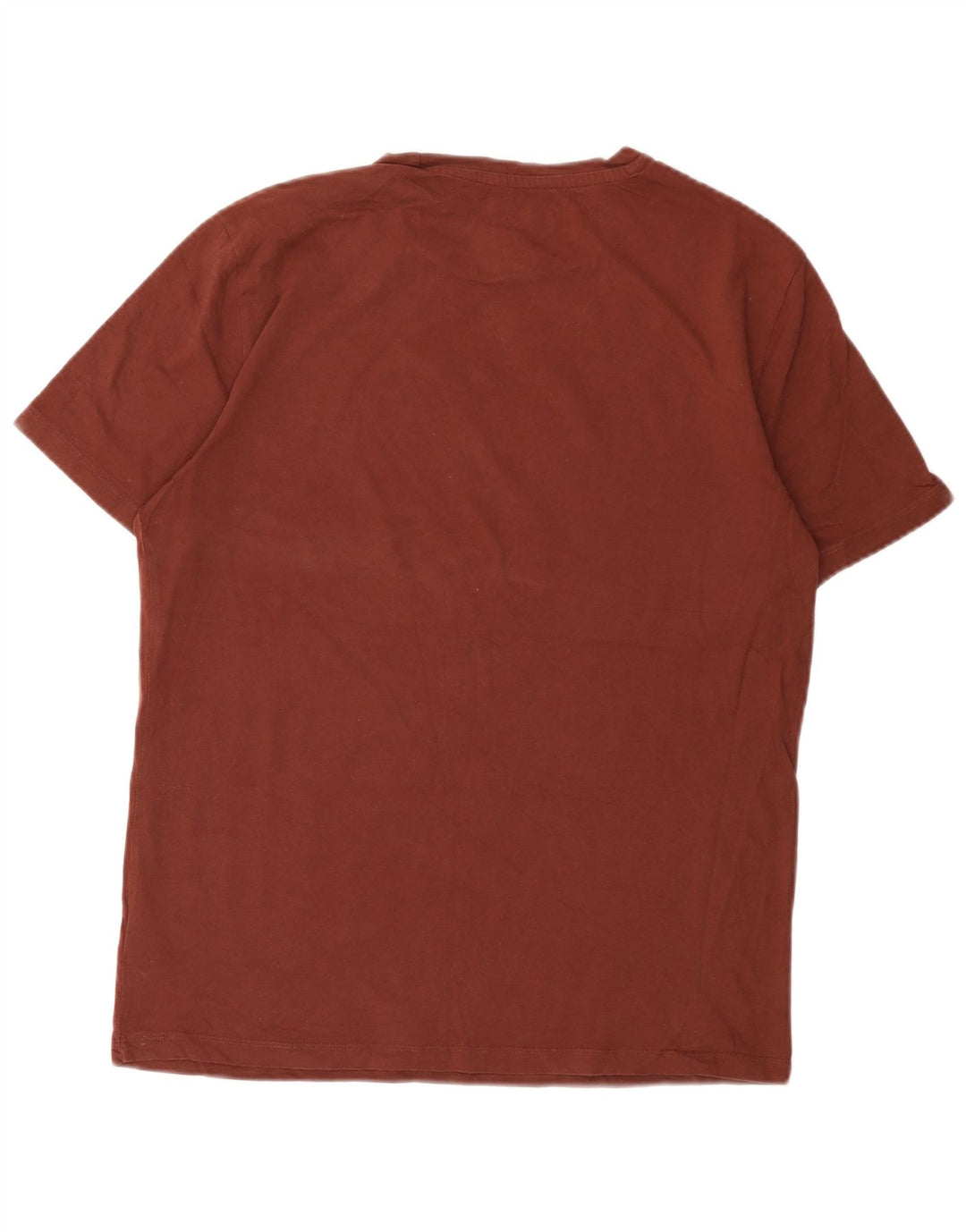 Camiseta All Saints para hombre, talla grande, algodón marrón
