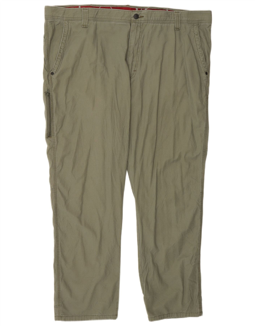 WRANGLER Pantalón cargo recto para hombre W44 L30 Algodón verde