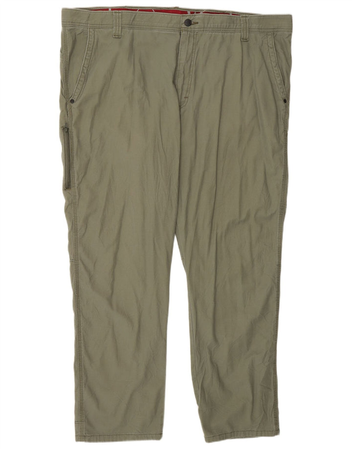 WRANGLER Pantalón cargo recto para hombre W44 L30 Algodón verde