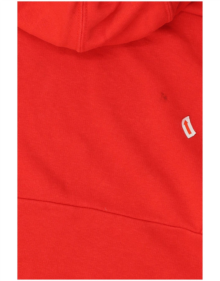 PUMA Jersey con capucha para hombre pequeño de algodón rojo
