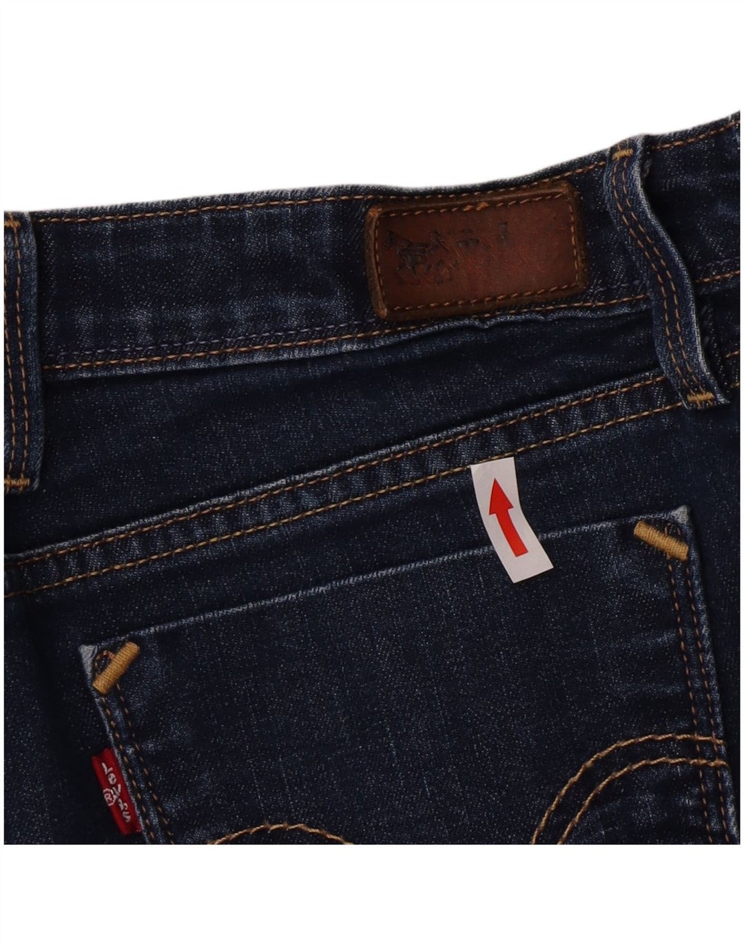 Levi's Mujer 629 Bootcut Jeans W32 L30 Algodón Azul Marino