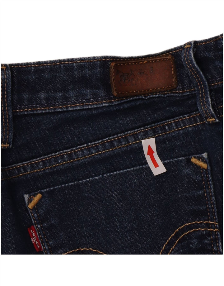 Levi's Mujer 629 Bootcut Jeans W32 L30 Algodón Azul Marino