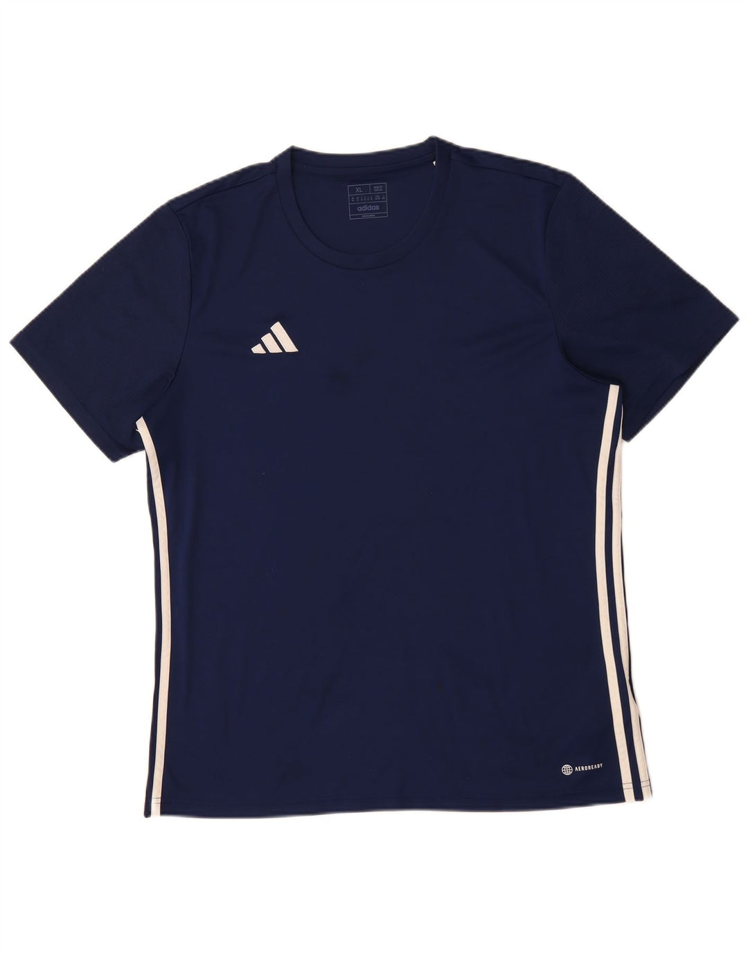 ADIDAS Hombre Aeroready Slim Fit Camiseta Top XL Azul Marino Poliéster