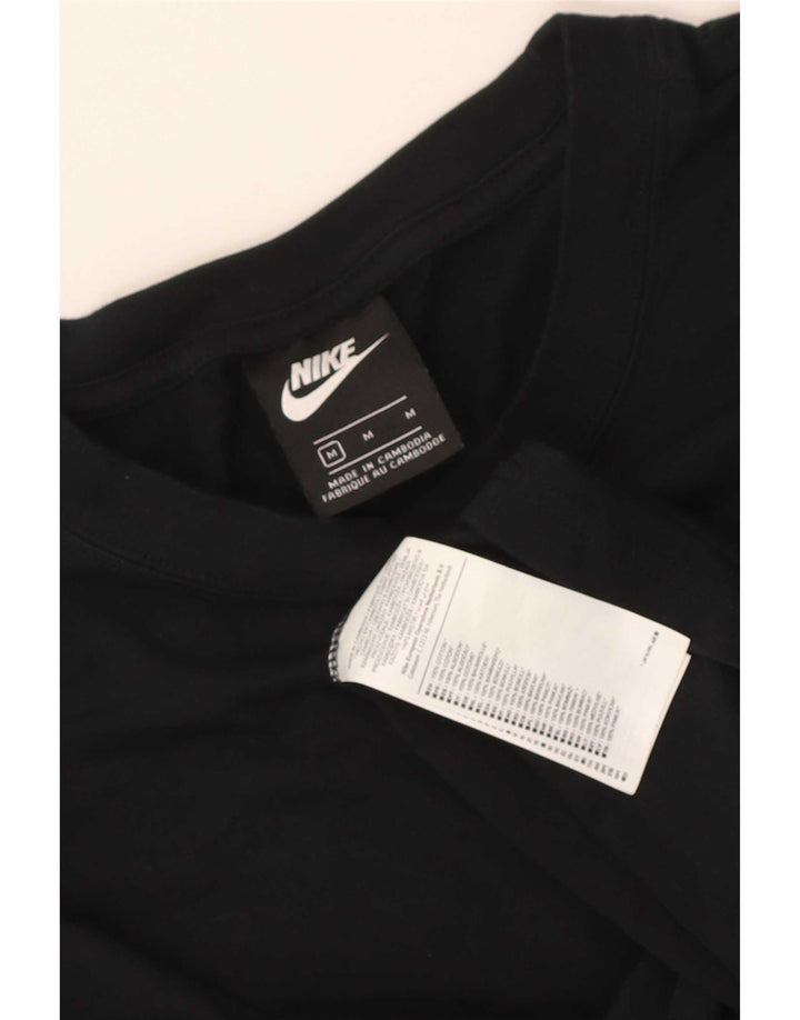 Camiseta Nike Hombre Top Medium Negro Algodón