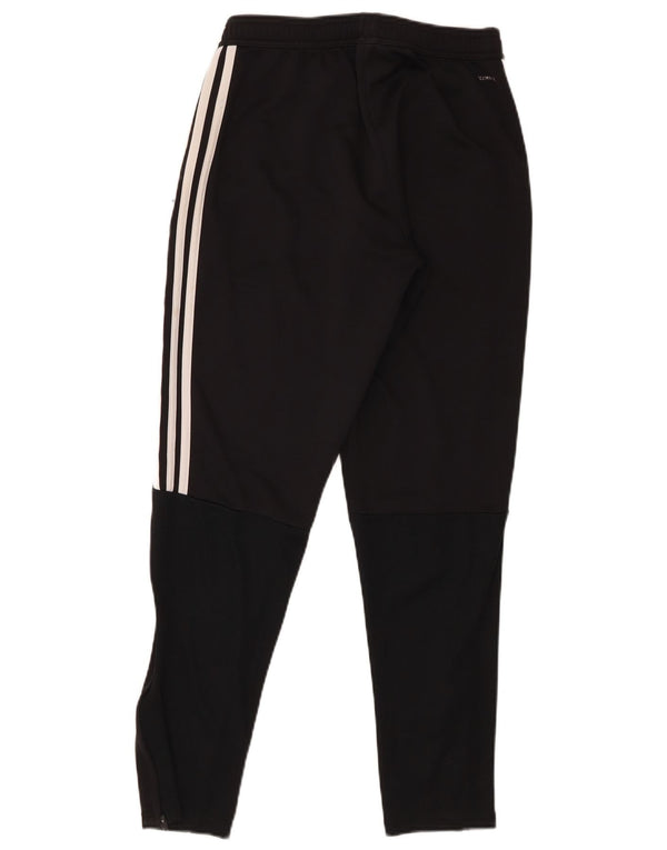 Adidas Mens Climalite Tracksuit Trousers Medium Black Polyester