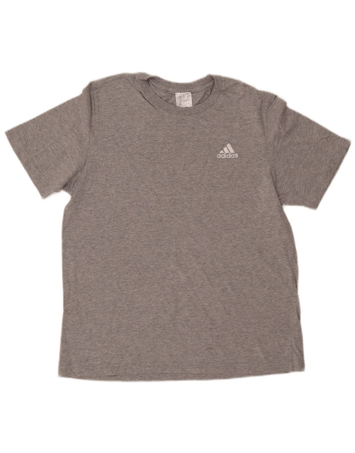 Camiseta ADIDAS Hombre Top Gris Medio Algodón