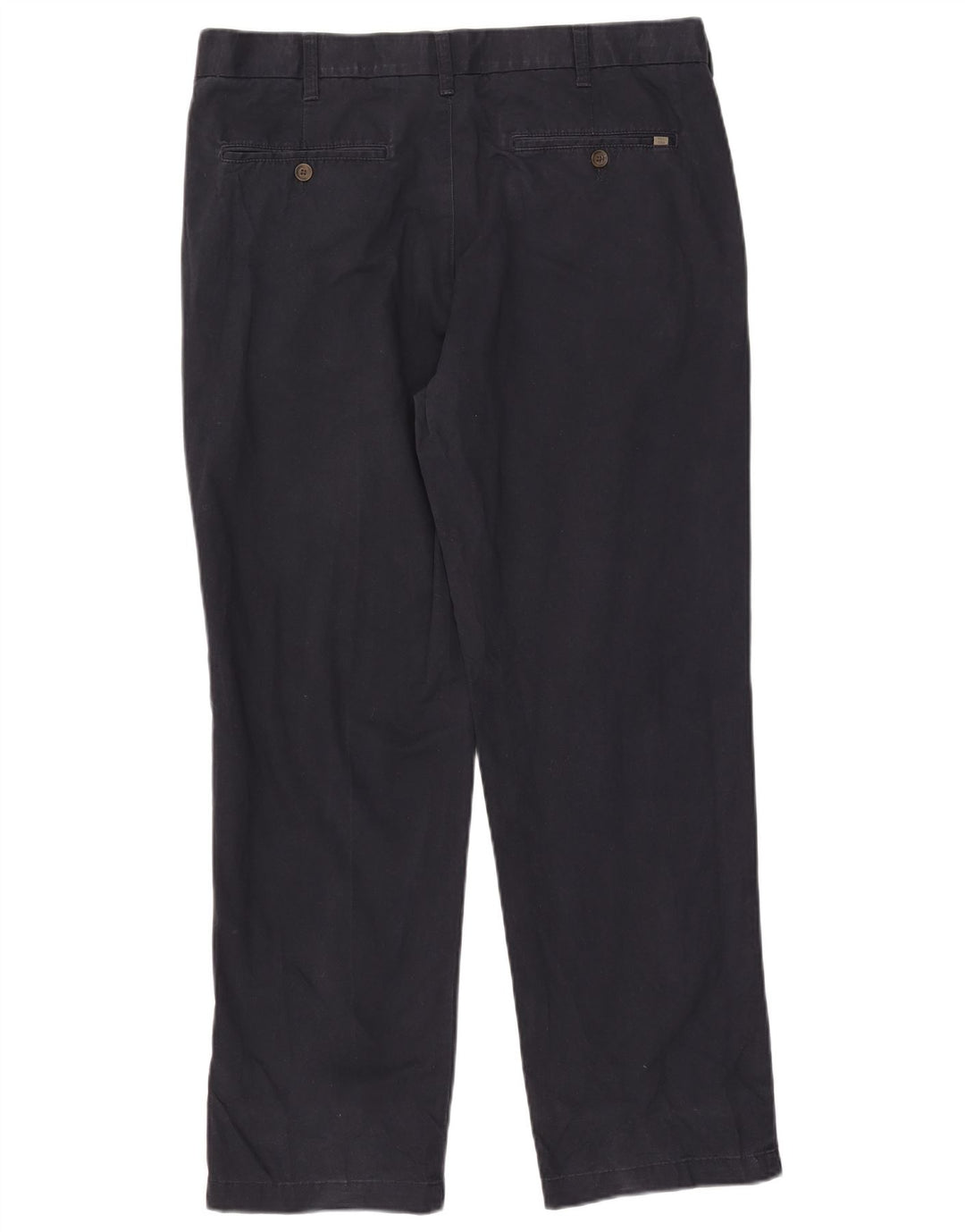 Marks & Spencer Pantalones chinos rectos regulares para hombre W38 L31 Azul marino