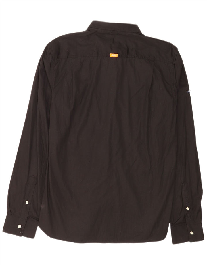 Camisa Superdry Para Hombre Grande De Algodón Negro