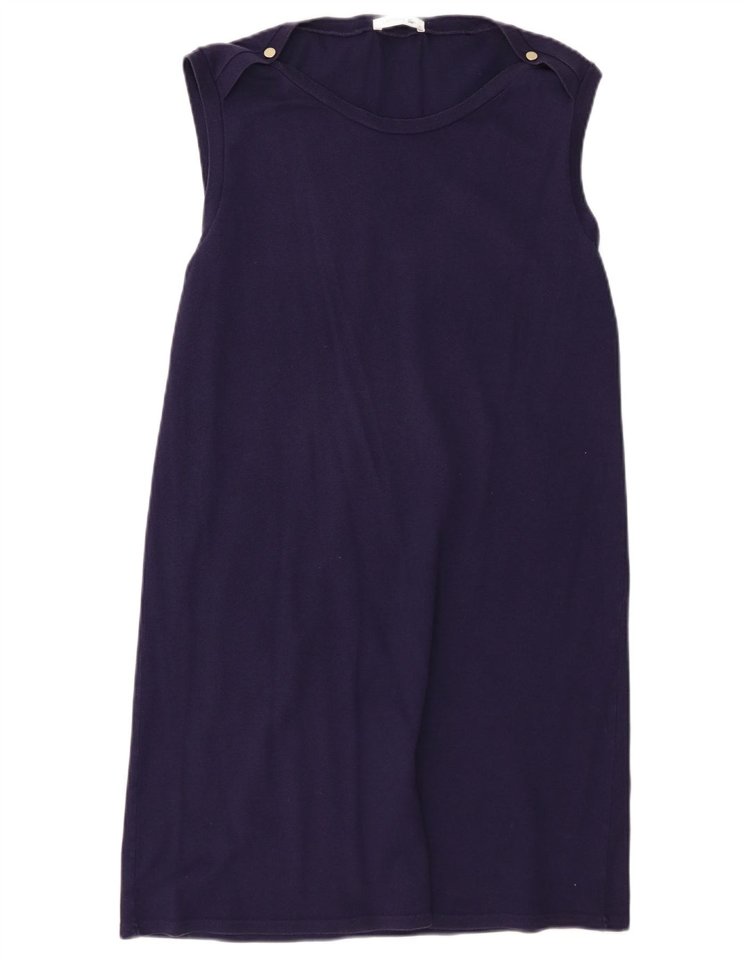 Lacoste Vestido tipo camiseta sin mangas para mujer Talla 44 Grande Azul marino