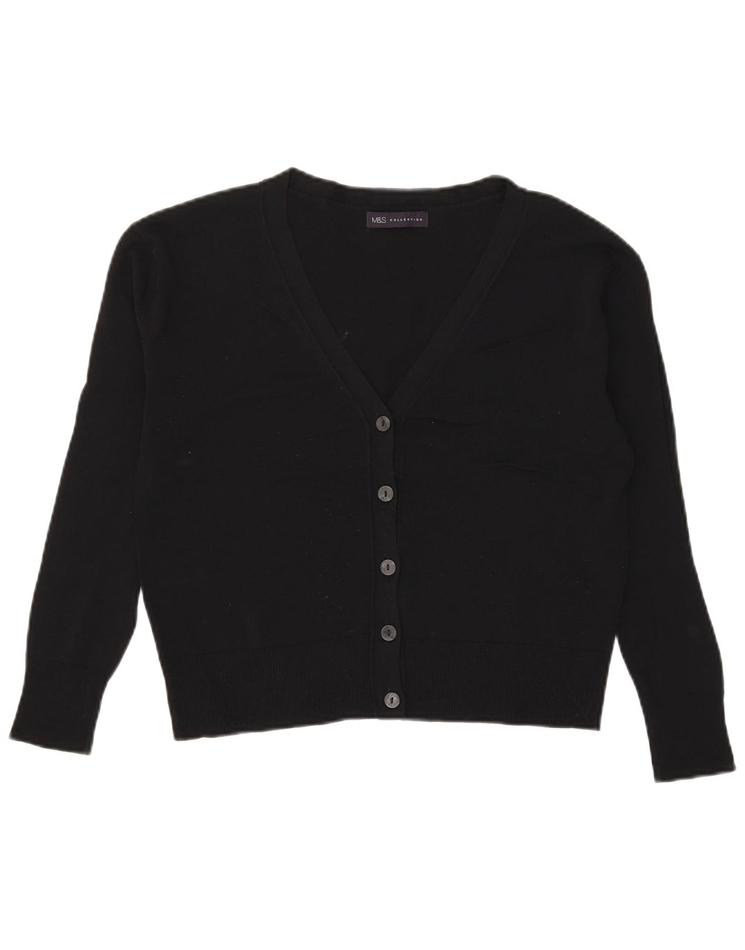 Marks & Spencer - Cárdigan extragrande para mujer, talla S, color negro