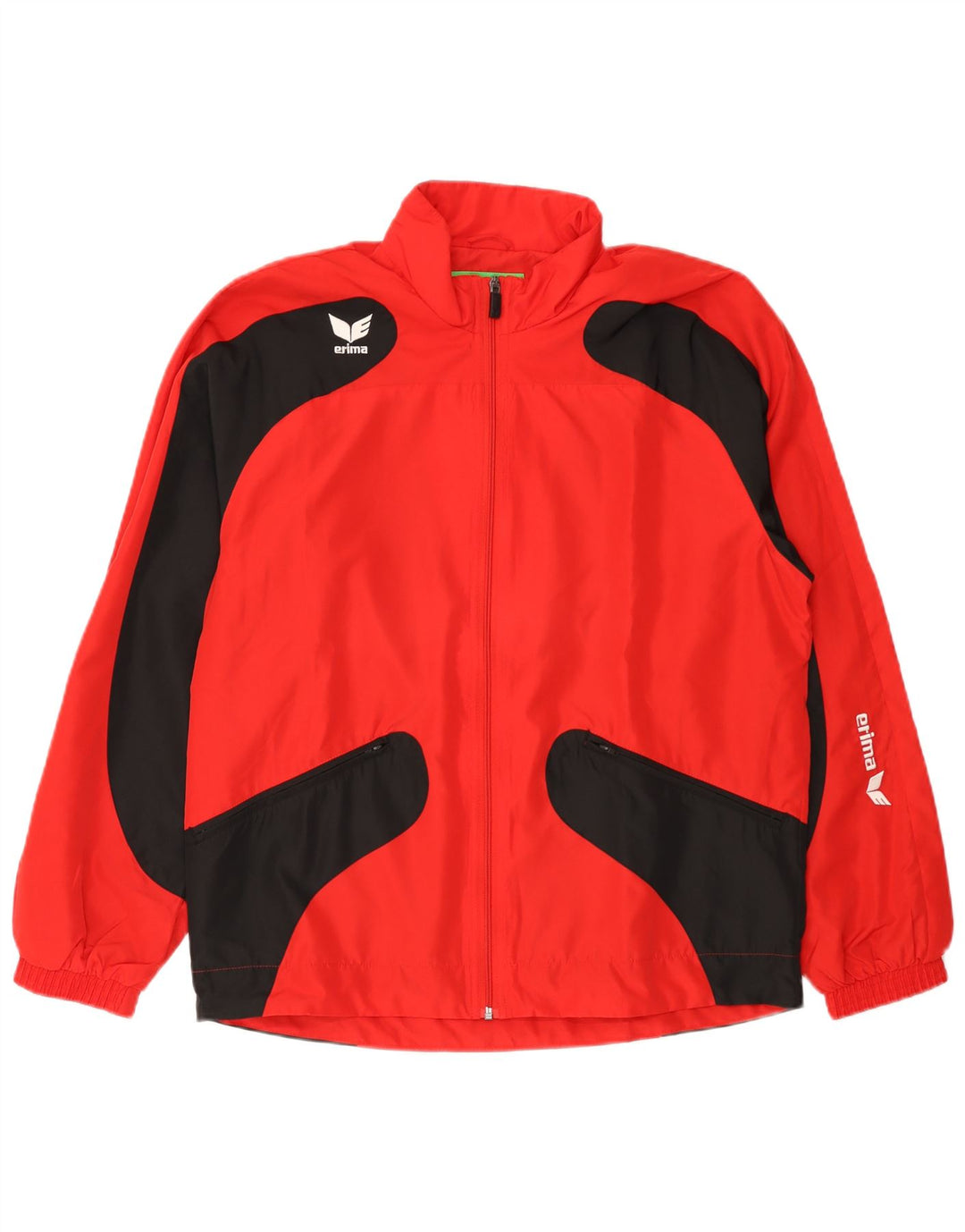Erima Chaqueta de chándal para hombre UK 40/42 Medium Red Colourblock Poliéster