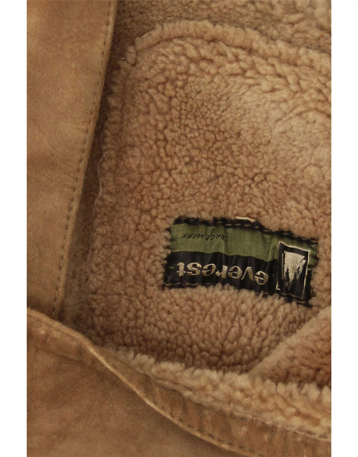 Everest Chaqueta de piel de oveja para hombre IT 54 2XL Beige