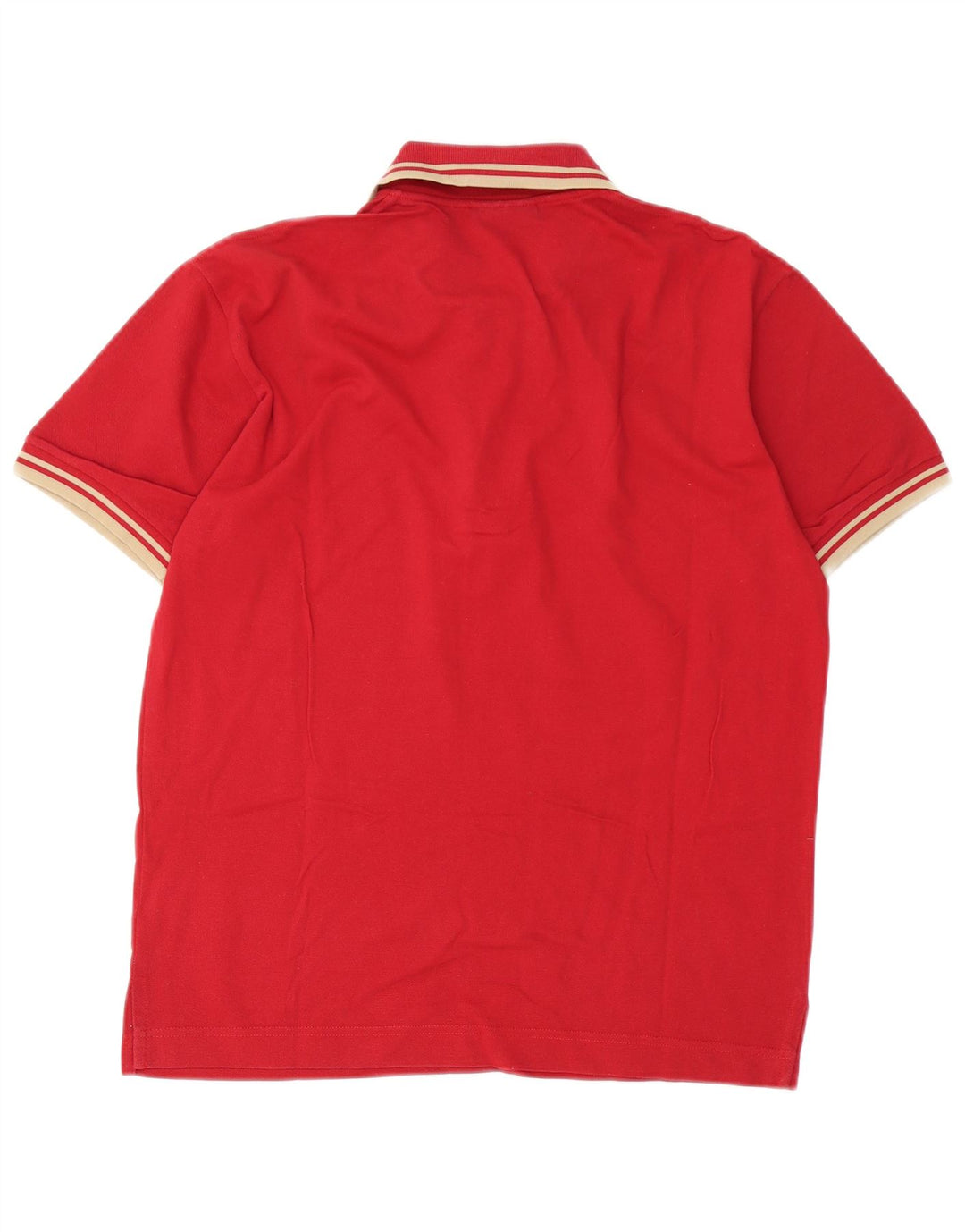 Rifle Polo de corte regular para hombre pequeño de algodón rojo