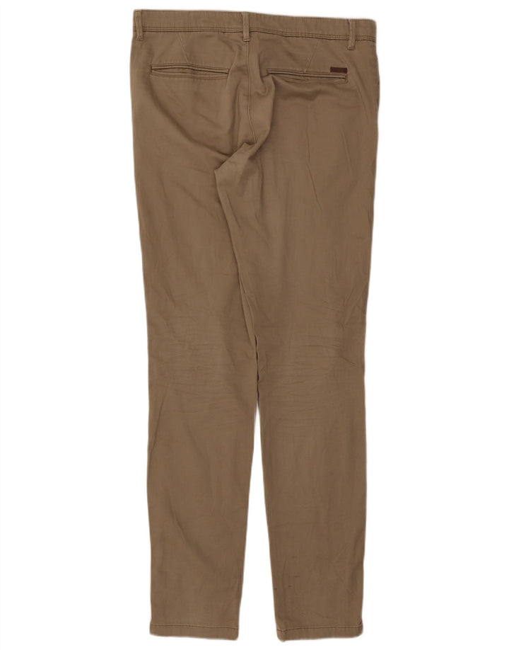 JACK & JONES Pantalón chino slim para hombre W32 L32 Algodón beige