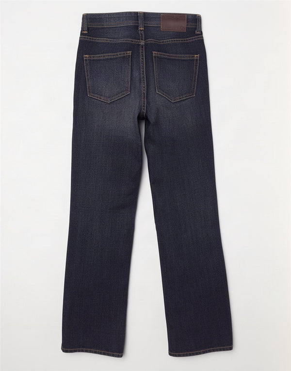Ben Sherman Jeans de pierna ancha para mujer W24 L25 Algodón azul marino