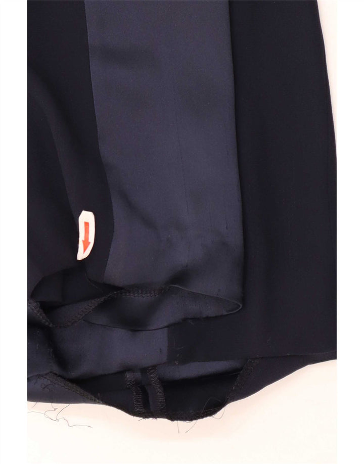 Pantalones casuales para mujer Escada EU 38 Medium W32 L29 Azul marino Colorblock