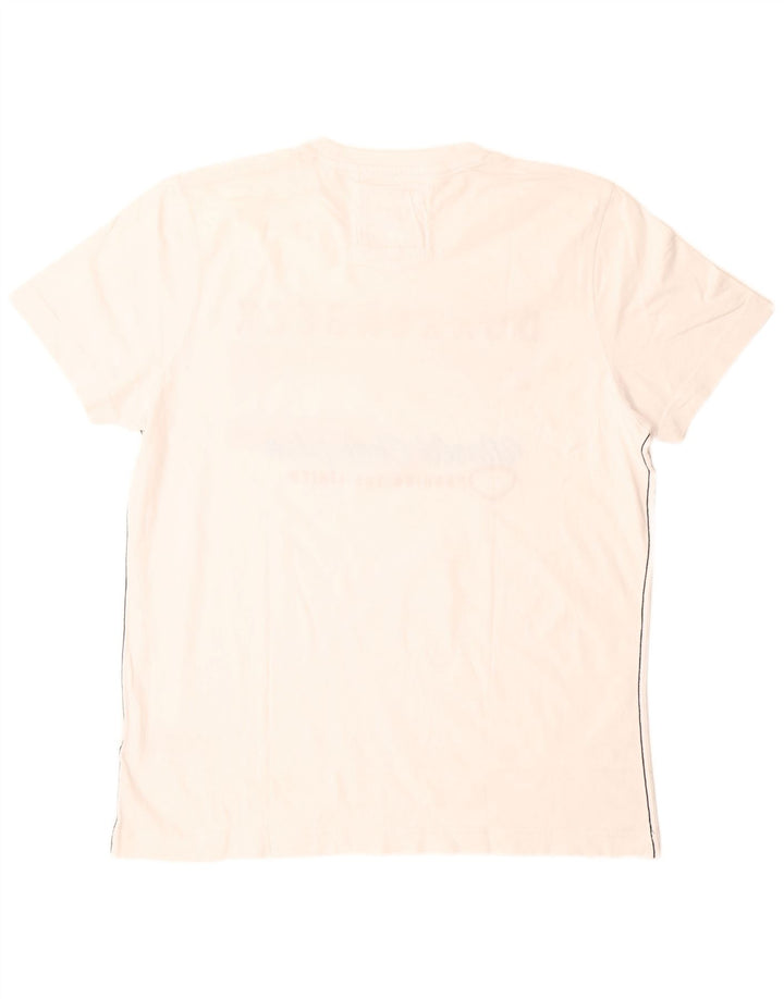 Camp David Camiseta gráfica para hombre Top XL Algodón blanco