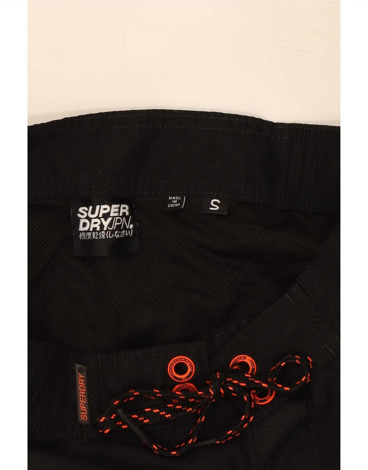 Superdry Shorts De Baño Gráficos Para Hombre Poliéster Negro Pequeño