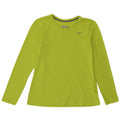 Nike Mujer Dri Fit Regular Fit Top Manga Larga UK 44 Verde Medio