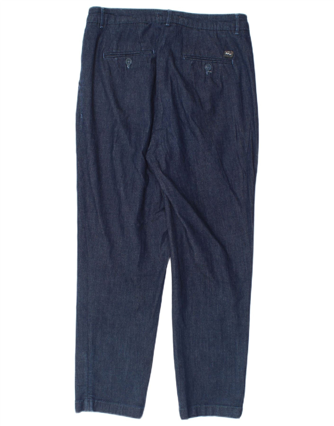 Pantalones cortos con pinzas para mujer Rifle W28 L24 Azul marino