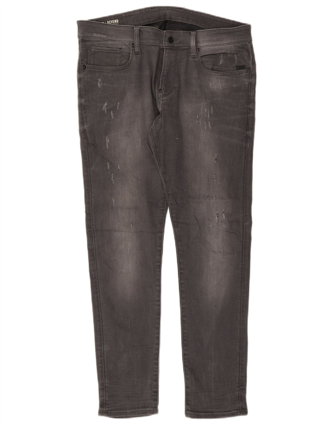G-Star Vaqueros Super Slim Desgastados para Hombre W36 L32 Algodón Gris