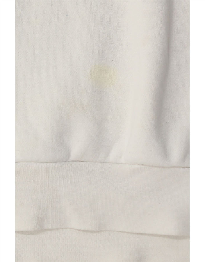 ADIDAS Sudadera con capucha para hombre Jumper Small White Cotton