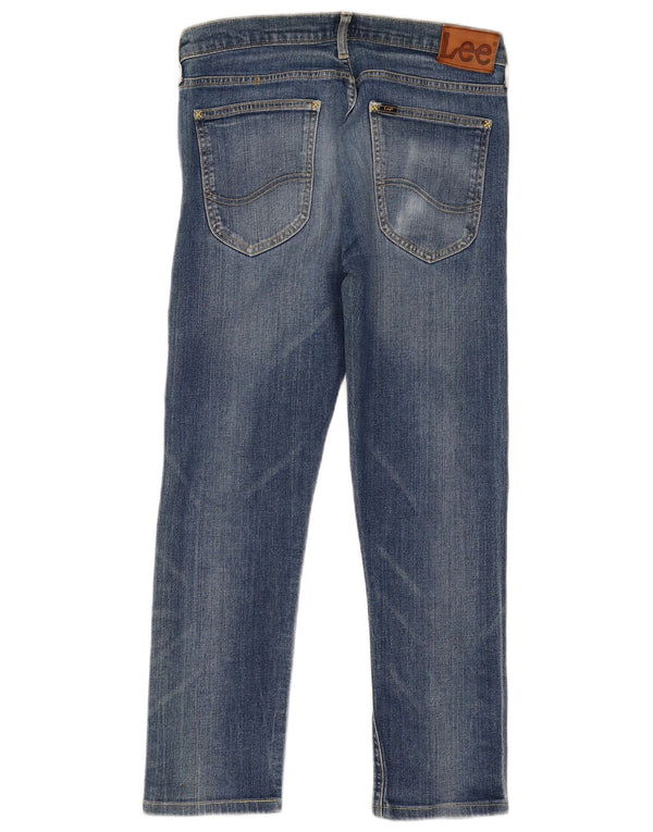 Vaqueros Lee Luke Slim para Mujer W32 L28 Algodón Azul