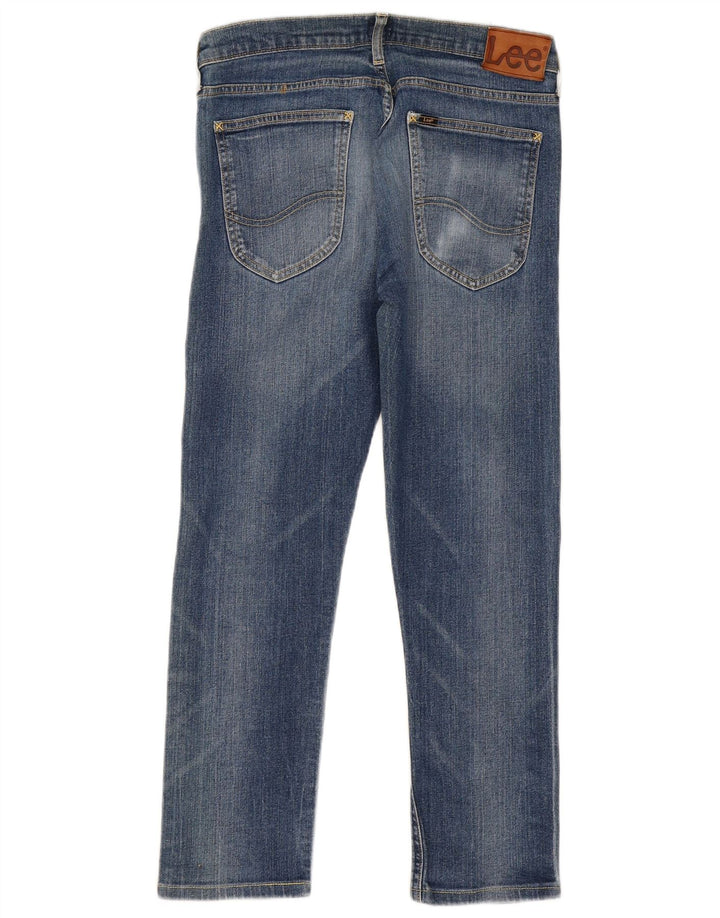 Vaqueros Lee Luke Slim para Mujer W32 L28 Algodón Azul