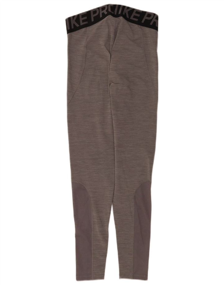 Nike Leggings Dri Fit Graphic para mujer, talla 40, color gris medio