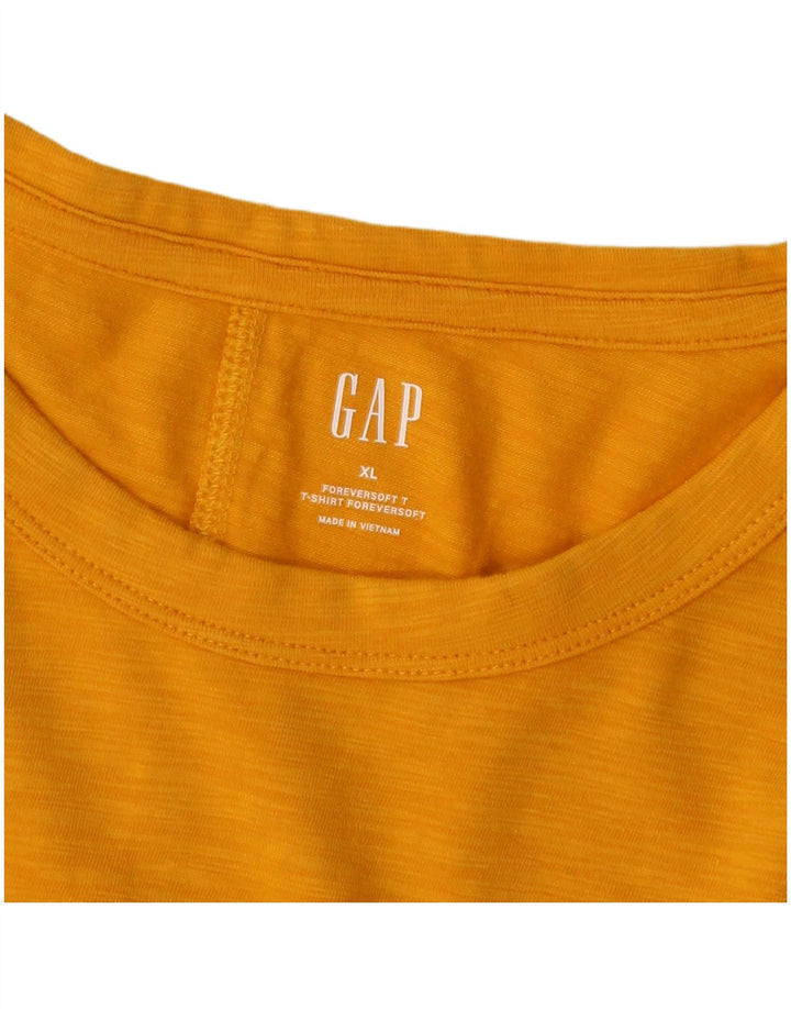 Gap Top Mujer Manga Larga ES 40 XL Amarillo Moteado