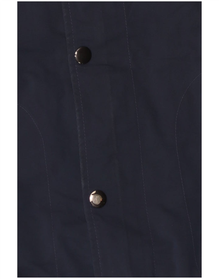 Marks & Spencer Chaqueta Bomber para Hombre UK 44 2XL Azul Marino Poliéster
