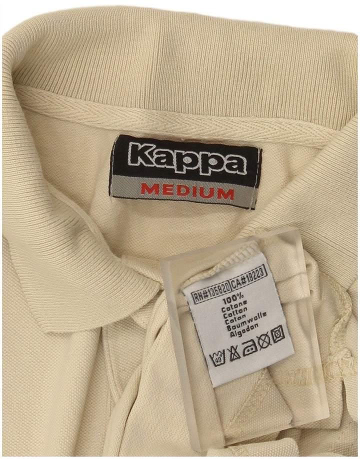 Polo Kappa Hombre Algodón Beige Medio